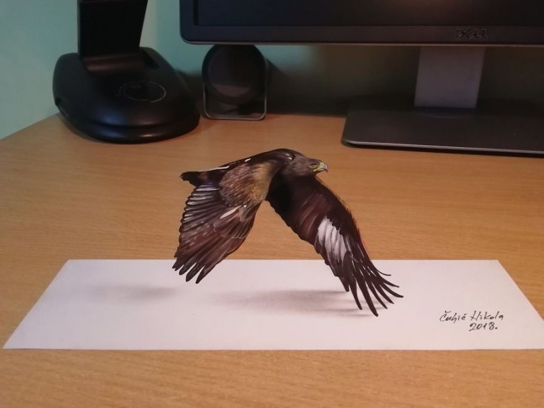 3D Uçan Kartal