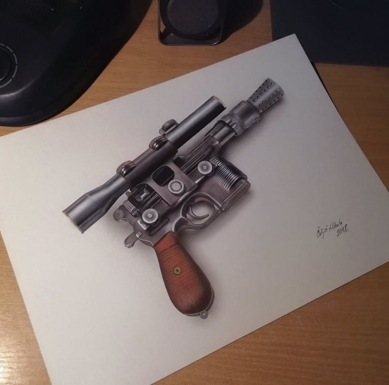 Bazıları Star Wars'tan Bu Han Solo'nun Blaster'ı gibi