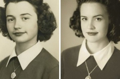 Büyükbaba ve annelerinin Fotoğraflarını Yeniden Çektiler 