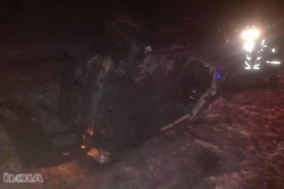 Ankara'da kaza yapan araçtan fırlayan kişiye başka araç çarptı!