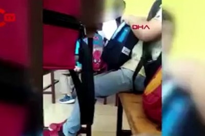 1. Sınıfa başlayan öğrenciye öğretmeninden kötü muamele!